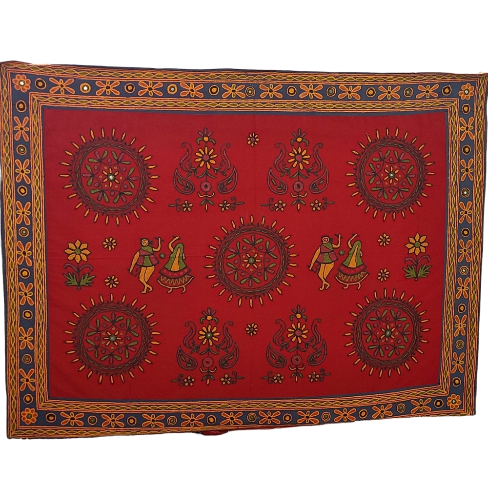 Suzani embroidered tapestry